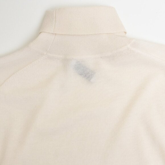TIGER OF SWEDEN Merino Wool Turtleneck Sweater Nevile Pullover in Ivory Medium - Picture 10 of 16